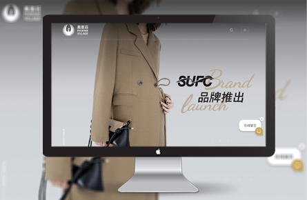 品牌网站案例-浙江凤凰庄时尚科技集团有限公司官网